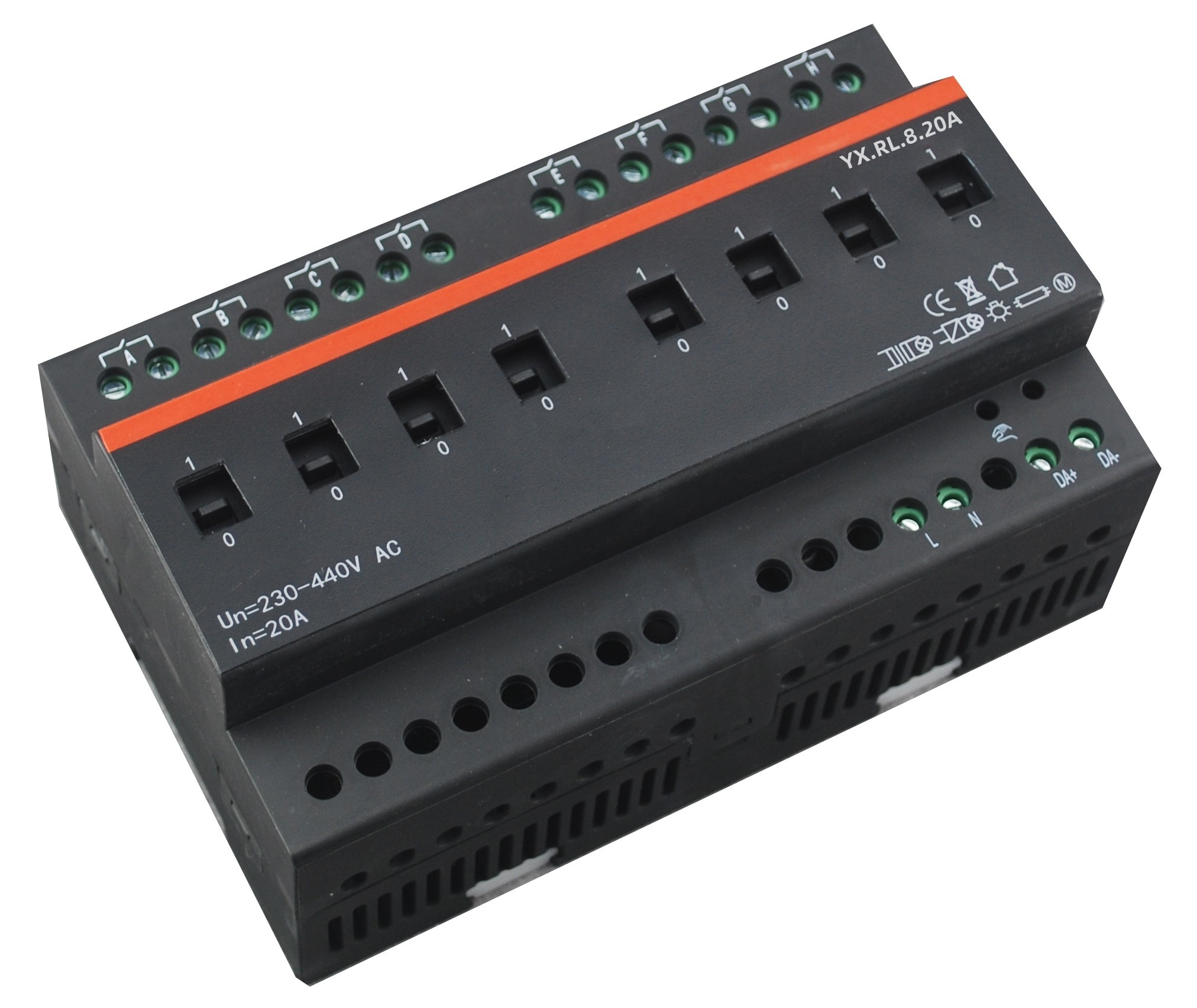 8路20A继电器输出模块